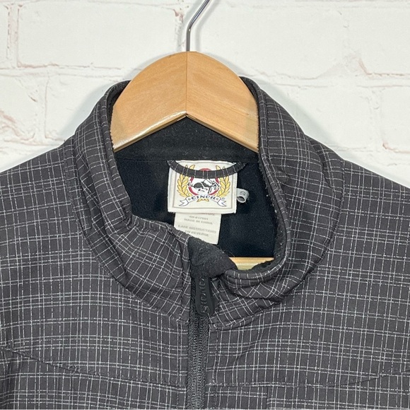 Cinch Softshell Jacket Mens Small Black Full Zip Western Coat Fleece Lined - Picture 3 of 16